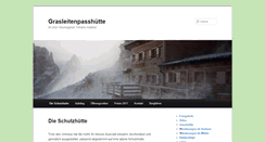 Desktop Screenshot of grasleitenpasshuette.com
